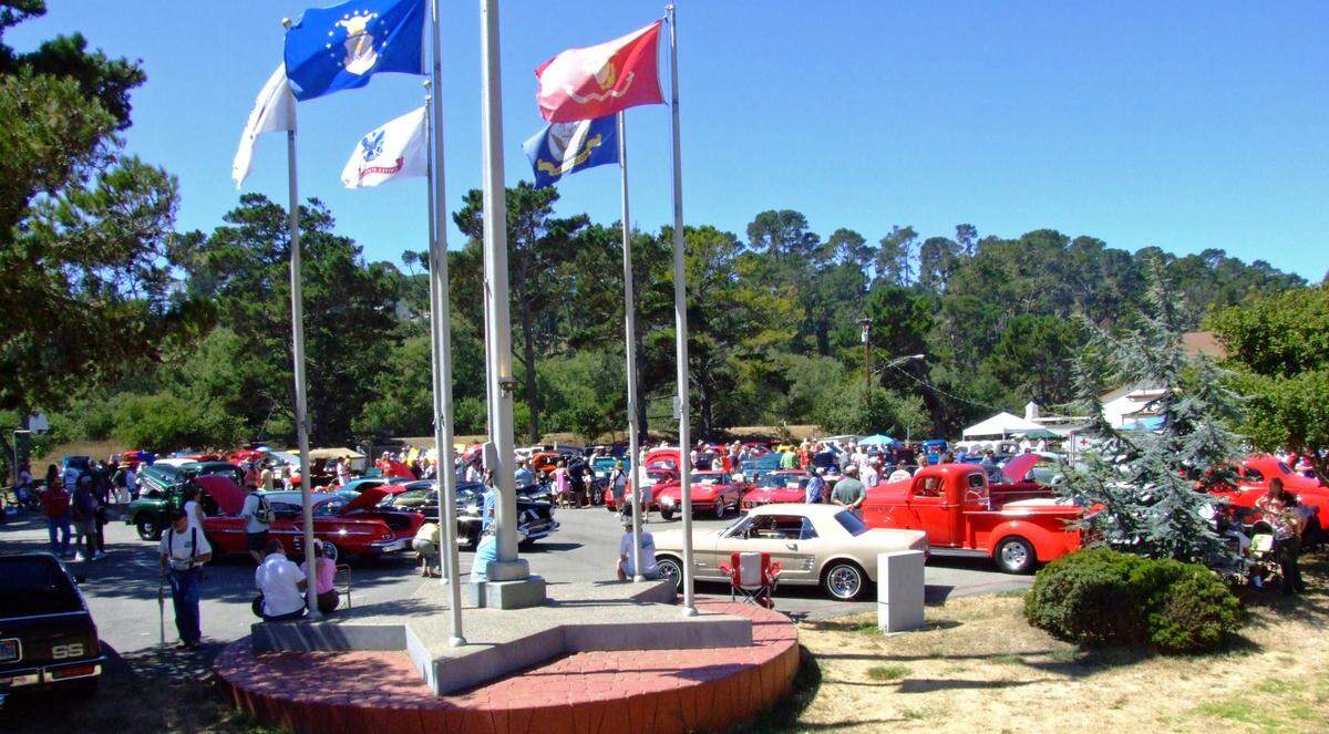 The first year of Nate Fearonce’s car show for Cambria’s 2007 Pinedorado celebration included lots of vehicles on display and plenty of people to check them out.