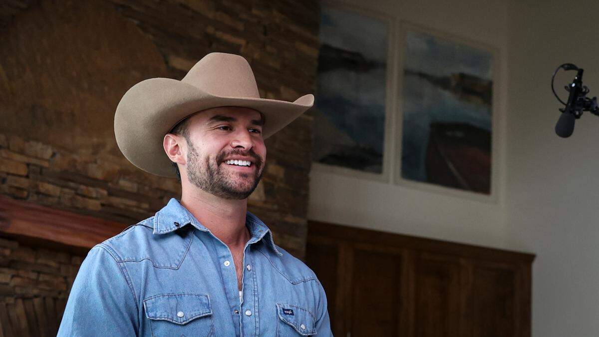 Matt Warren, 30, of Morro Bay is one of the farmers cast in the Fox series “Farmer Wants a Wife,” seen here on March 5, 2025.