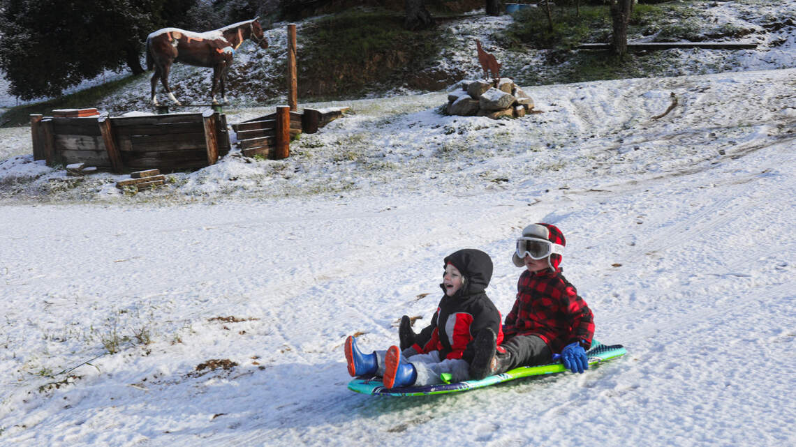 Snow in SLO County? See photos of Central Coast turned into winter wonderland