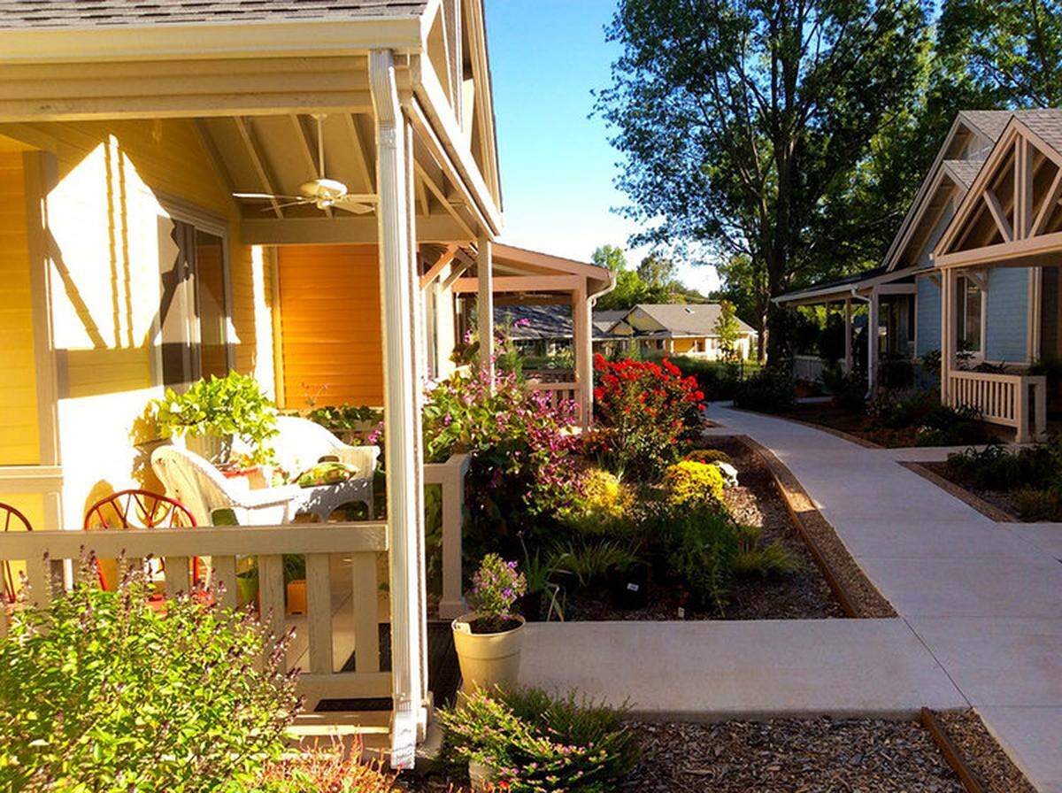 This senior cohousing community of 24 private homes developed by The Cohousing Co. is on a 7.5-acre site near downtown Stillwater and Oklahoma State University. Charles Durrett, the company’s founder, will speak in San Luis Obispo on Saturday to address solutions for homelessness through tiny home and cohousing solutions.