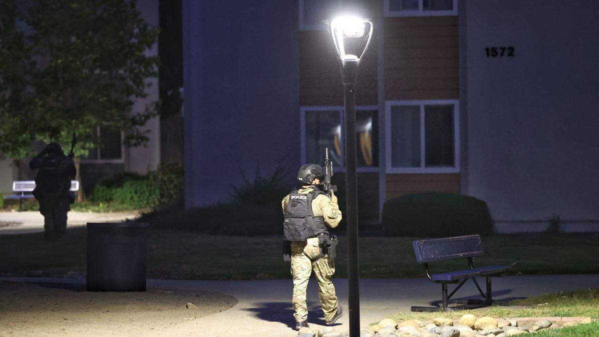 Law enforcement surrounded a San Luis Obispo apartment complex on July 1, 2024 as they attempted to negotiate with a barricaded subject. The stand-off lasted into the night.