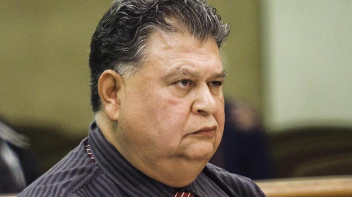 Philip Trujillo, of Las Vegas, the driver of a truck that stalled at Wellsona Road, causing a crash that killed four people on Christmas Eve 2014, is seen during his preliminary hearing in the manslaughter and evidence tampering case against him.