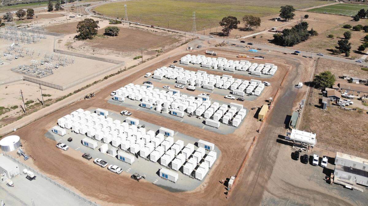 The Caballero Battery Energy Storage project in Nipomo will store 100 megawatts of electricity.