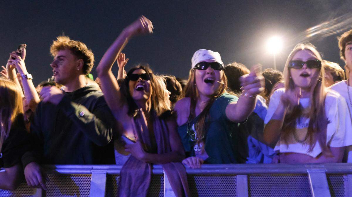 Cal Poly hosted an early morning music festival featuring EDM artists Zhu and Galantis on campus in hopes of drawing students out of the streets on St. Fratty’s Day, March 15, 2025.