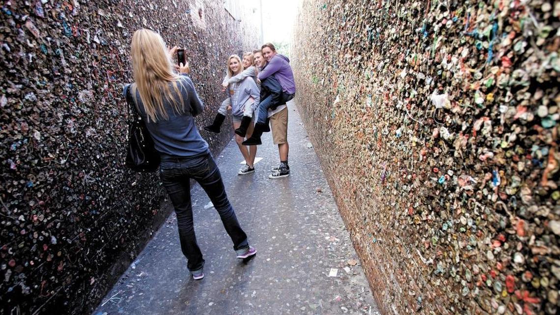 Bubblegum Alley is open now, but SLO has a plan to wall it off temporarily if needed