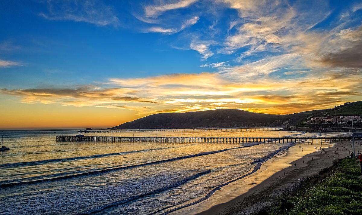 Sunset in Avila Beach.