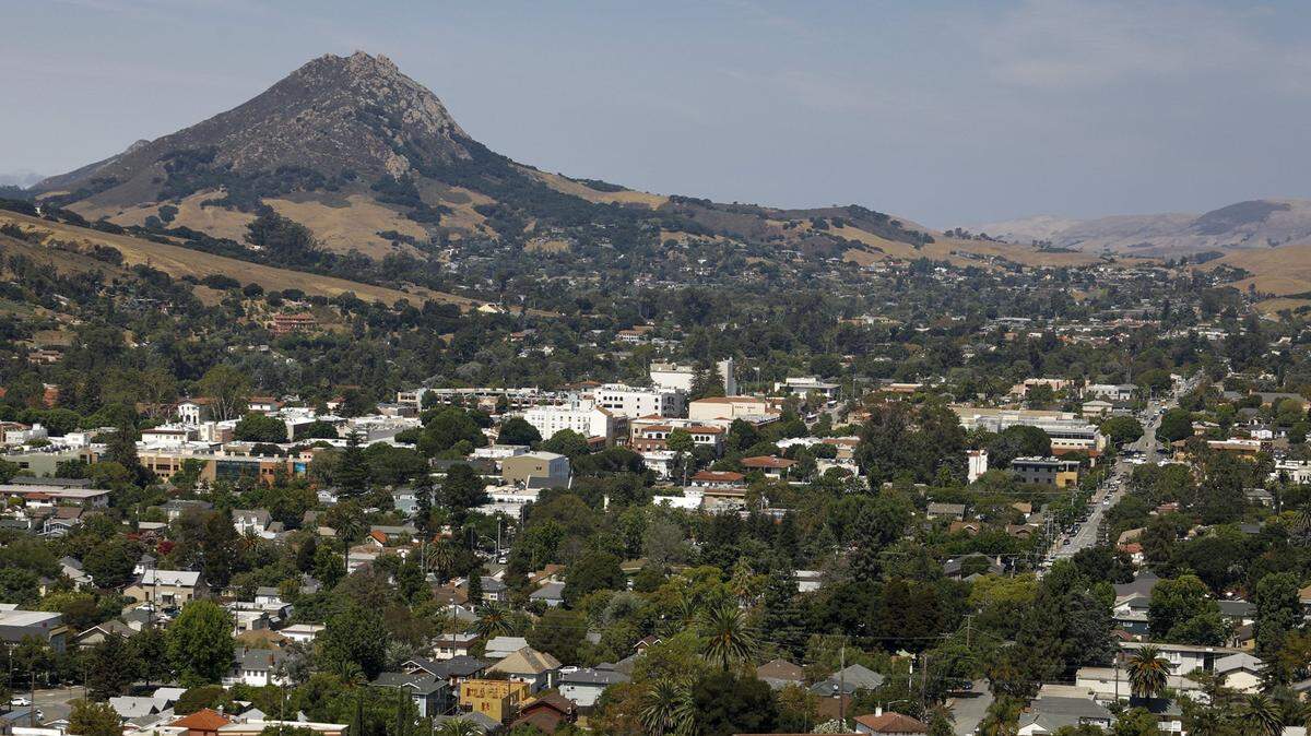 A view of the city of San Luis Obispo from Terrace Hill.