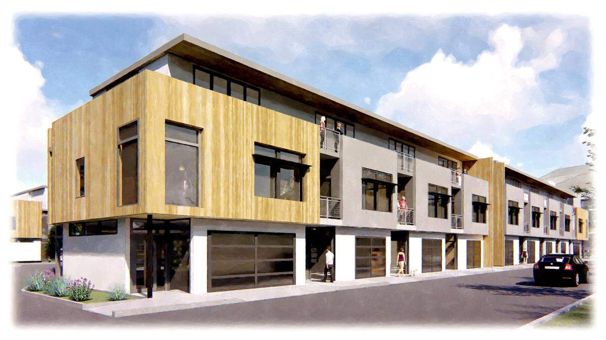 A rendering of the proposed 1160 Laurel Creek project in SLO