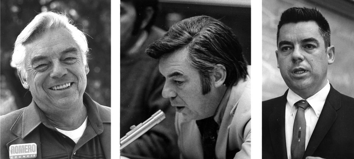 David Romero began his career in San Luis Obispo as city engineer and public works director in 1956. After retiring from that job, he was elected city councilman and mayor.