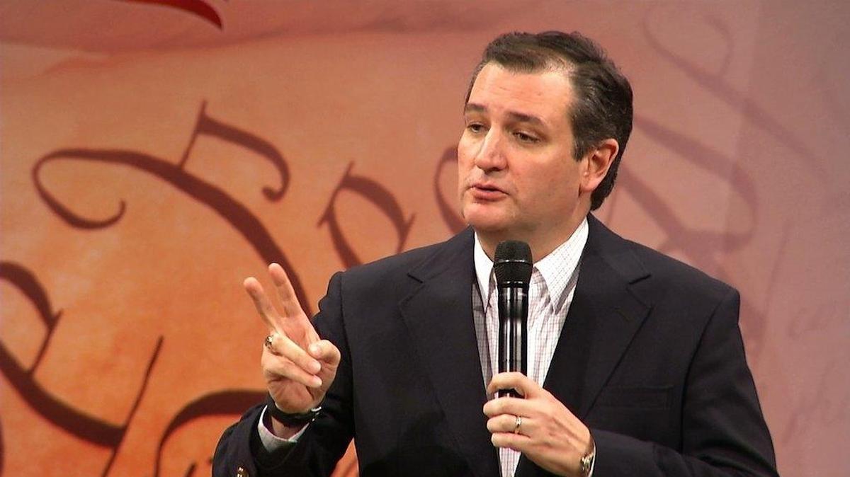 Republican presidential candidate Sen. Ted Cruz, R-Texas, addresses the audience during a presidential forum at First Baptist North Spartanburg in Spartanburg, S.C., on Wednesday, Feb. 17, 2016.