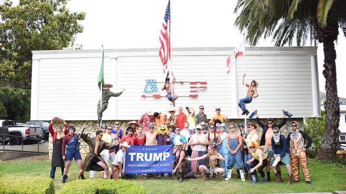 An end-of-year photo depicting culturally and ethnically insensitive costumes led to Cal Poly fraternity Alpha Gamma Rho receiving some online criticism, prompting the frat to apologize for the photo on Thursday.