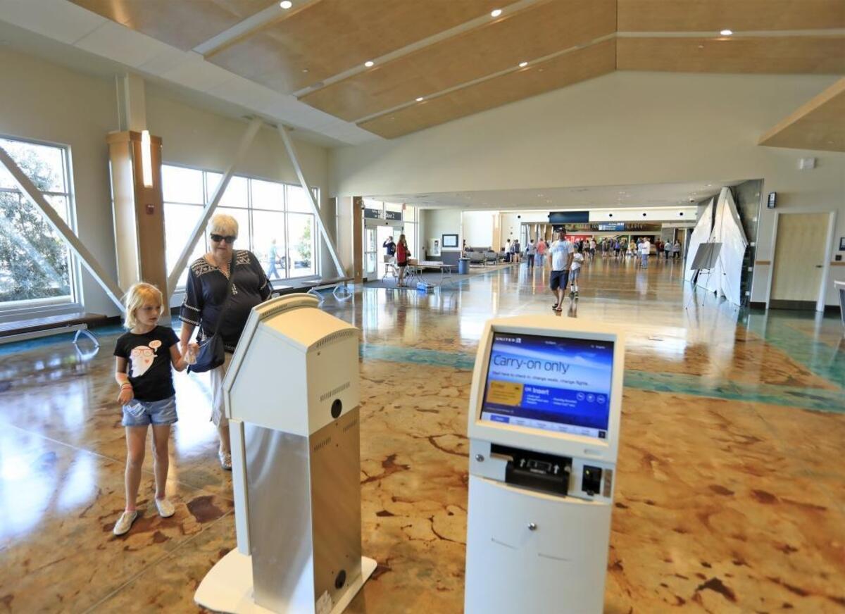 2017: A view of the new SLO County airport terminal during a preview in October. The terminal opens Nov. 1, 2017.