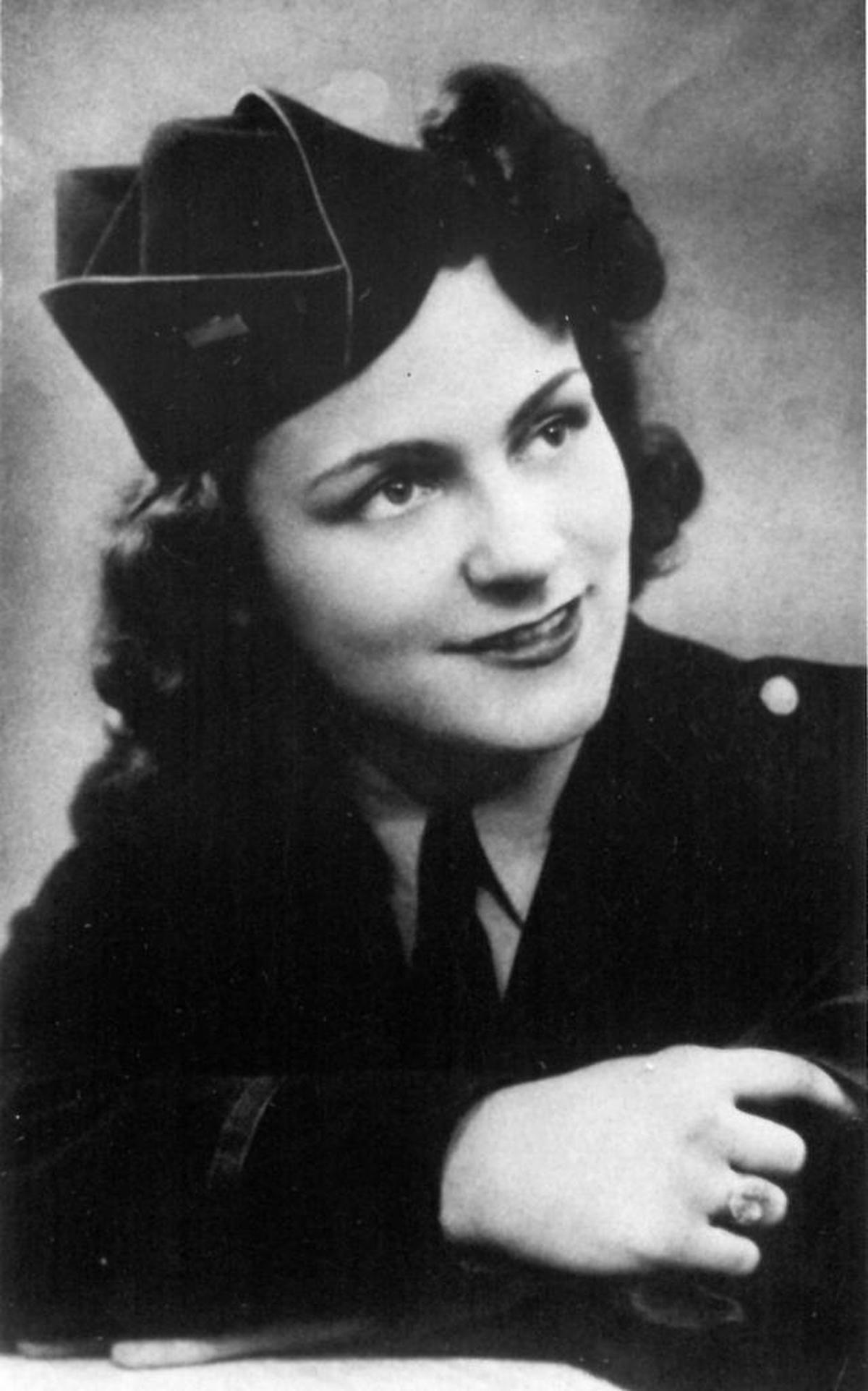 Rolande 'Frenchy’ Amundson at age 20. Her spy code name was ‘Jerry.’