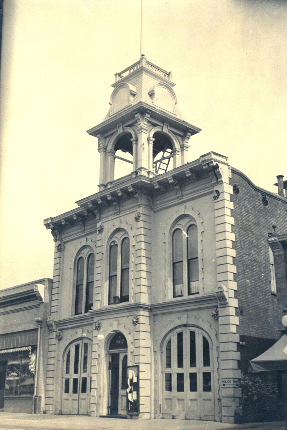 San Luis Obispo’s City Hall opened May 18, 1879. The top of the building burned Aug. 27, 1938.