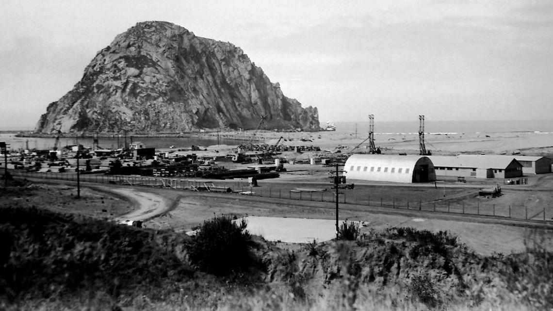 U.S. Naval Amphibious Training Base at Morro Bay is pictured in a photo taken in November 1946, after the end of the war.