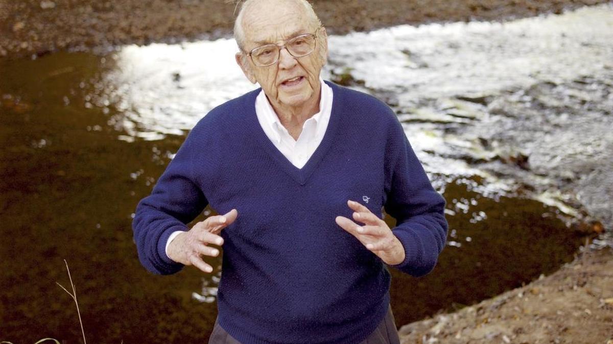 Bob Brown wrote a book about Arroyo Grande Creek, history and uses. His backyard is a short walk to the creek.