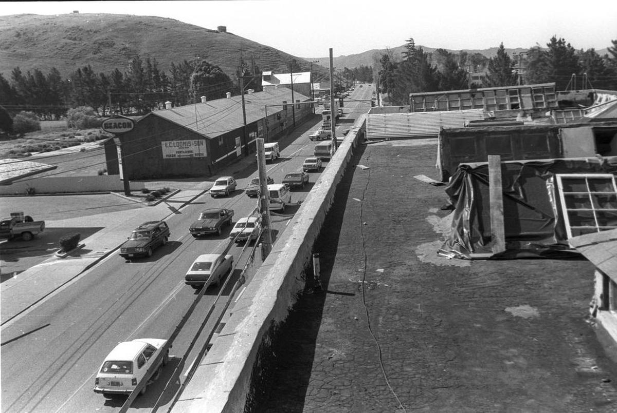 The Ark was a building of cooperative apartments in the 1960s-80s occupied by architecture students and located near the corner of Higuera and Madonna. Residents modified the former hotel to add skylights.