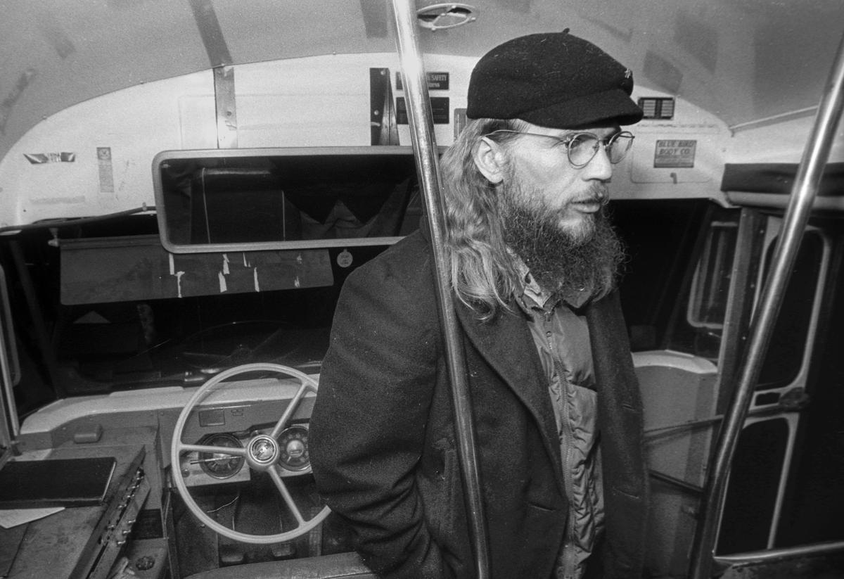 Brad Goans came up with the idea of a San Luis Obispo County homeless shelter on a bus in 1988.