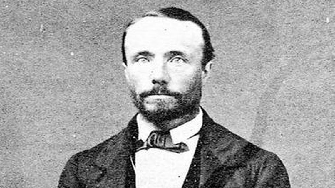 Walter Murray as a young attorney in 1858. He founded The San Luis Obispo Tribune on Aug. 7, 1869. He also was elected San Luis Obispo County District Attorney and judge.