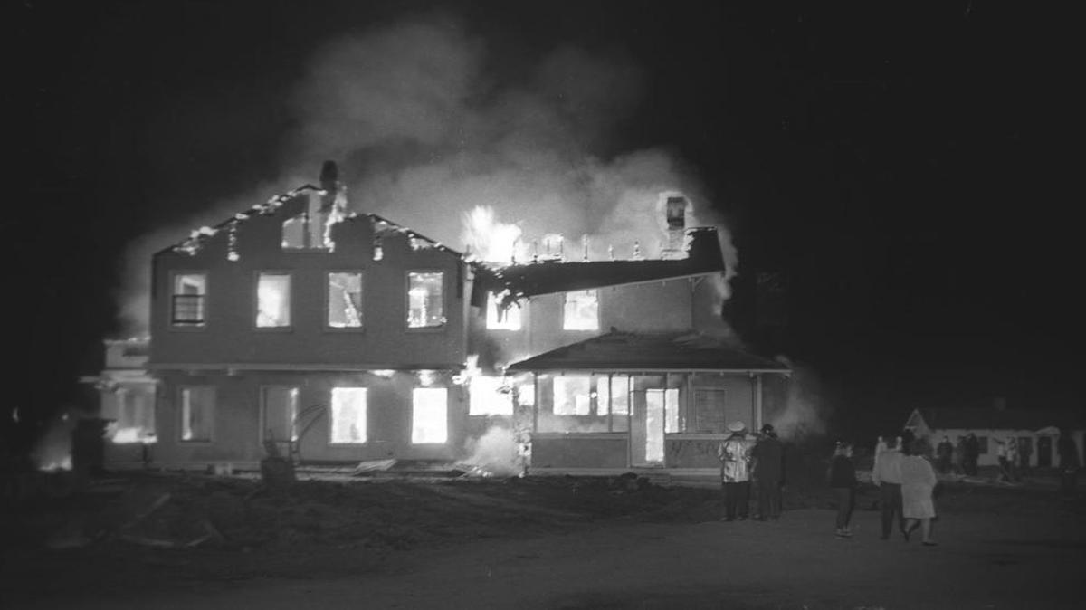 The E.G. Lewis house, home of Atascadero’s founder since 1913, was burned in 1965 by the Fire Department to make way for a shopping mall that was not built for another 15 years.