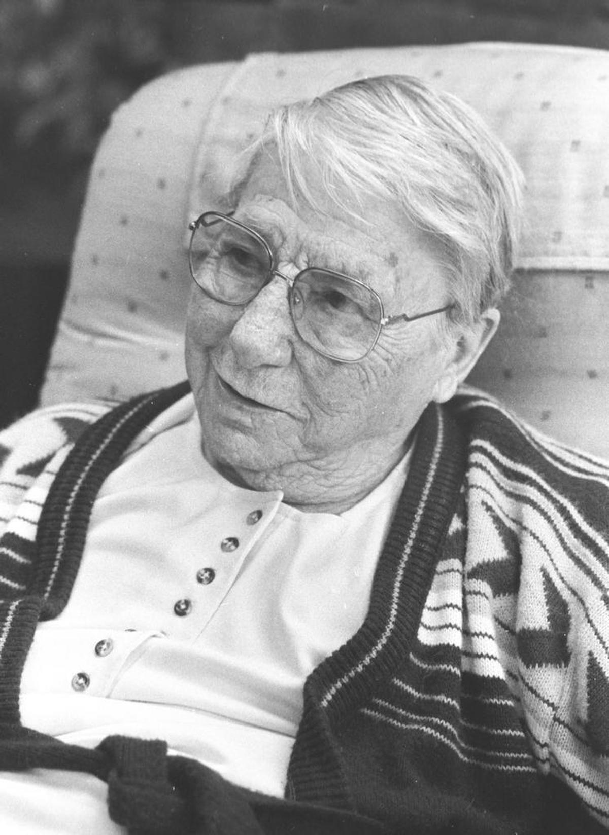 Mary Gail Black lived in the Canet adobe starting in 1927. The former reporter and community activist donated the historic house to San Luis Obispo. She died July 30, 1989.