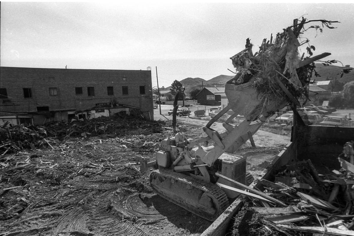 In the 1930s, the Ark building was the home of the Pacific Hotel in the centerpiece of Nihonmachi or Japantown. It was torn down in 1987 to make room for an expansion to Higuera Street.