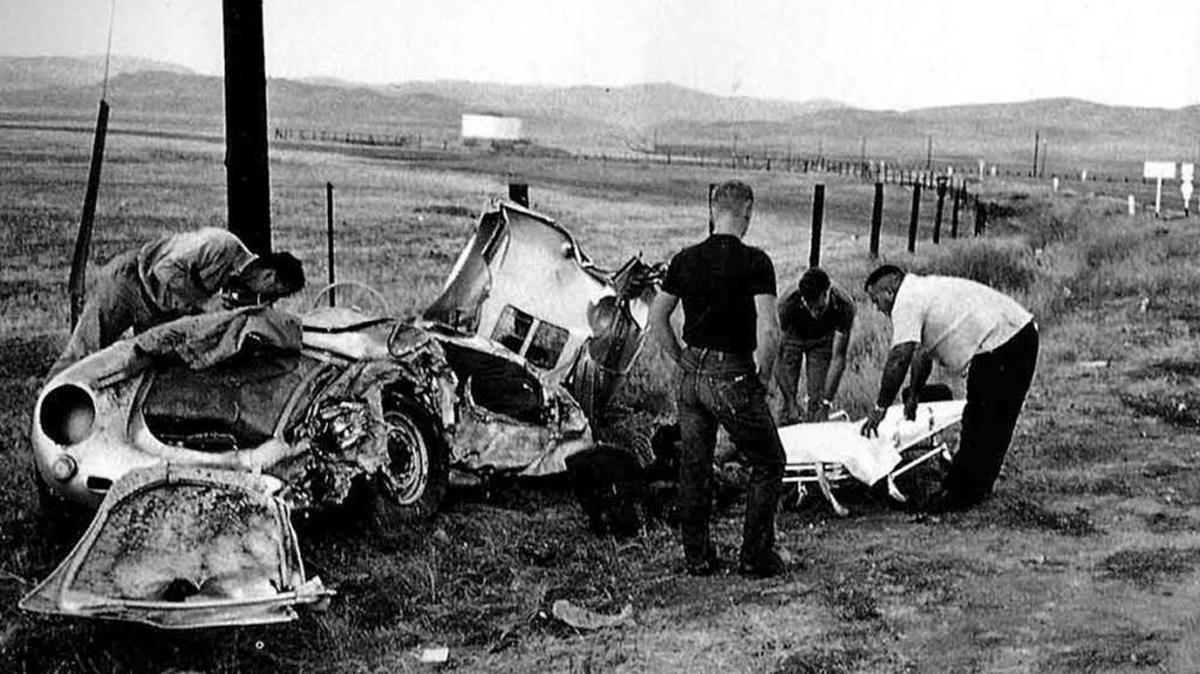 James Dean died on Sept. 30, 1955, when his Porsche Spyder collided with a pickup truck on Highway 46 East.