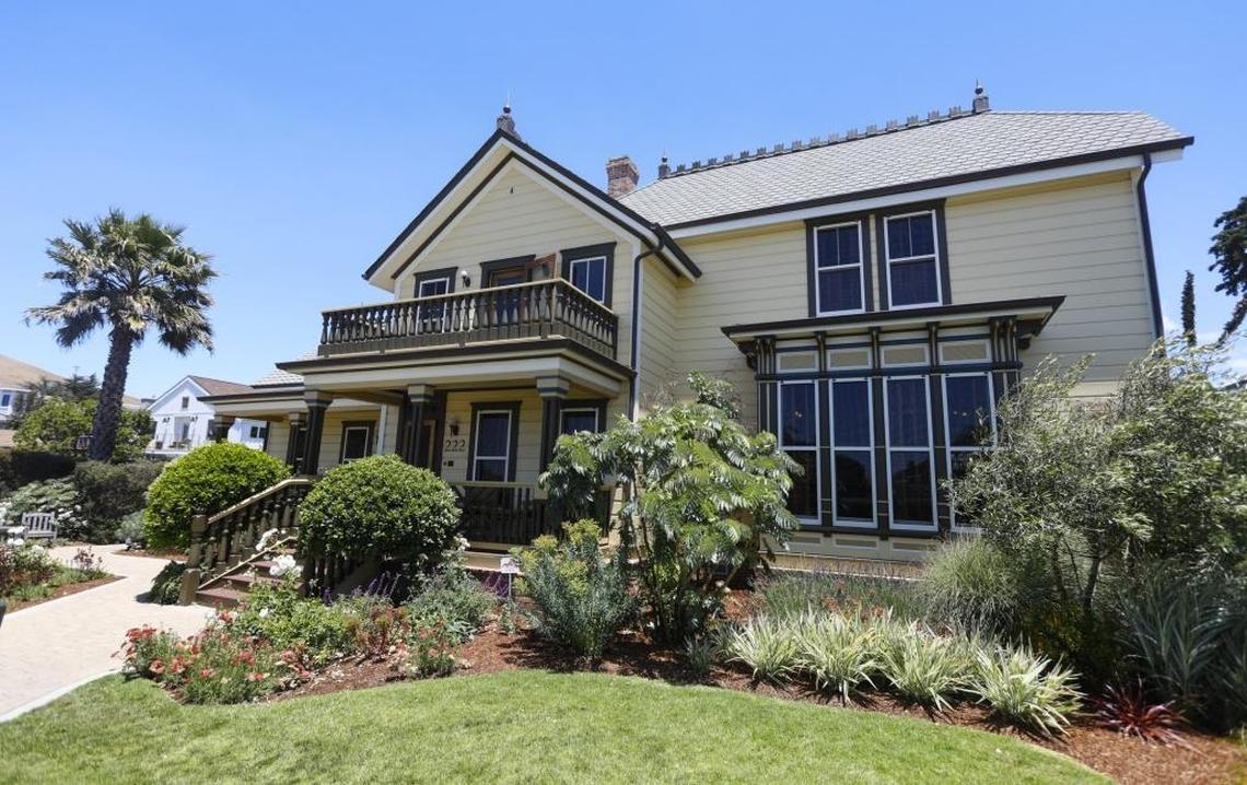This is the Cass House in Cayucos, where the owners of the Brown Butter Cookie Co. run a five-room inn, wedding and event venue, grill and bakery.