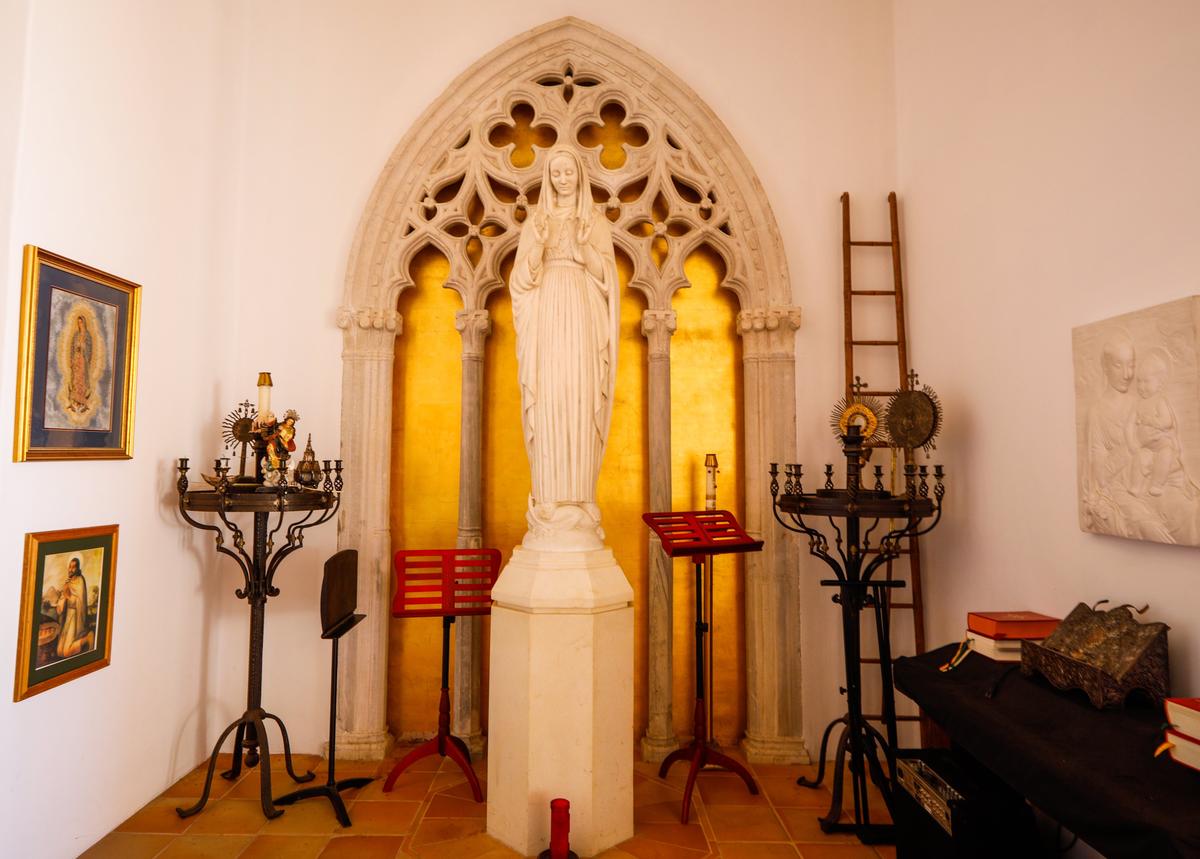 The chapel is open to the public on Sunday mornings for Catholic services. Photo by Joe Johnston 11-08-18
