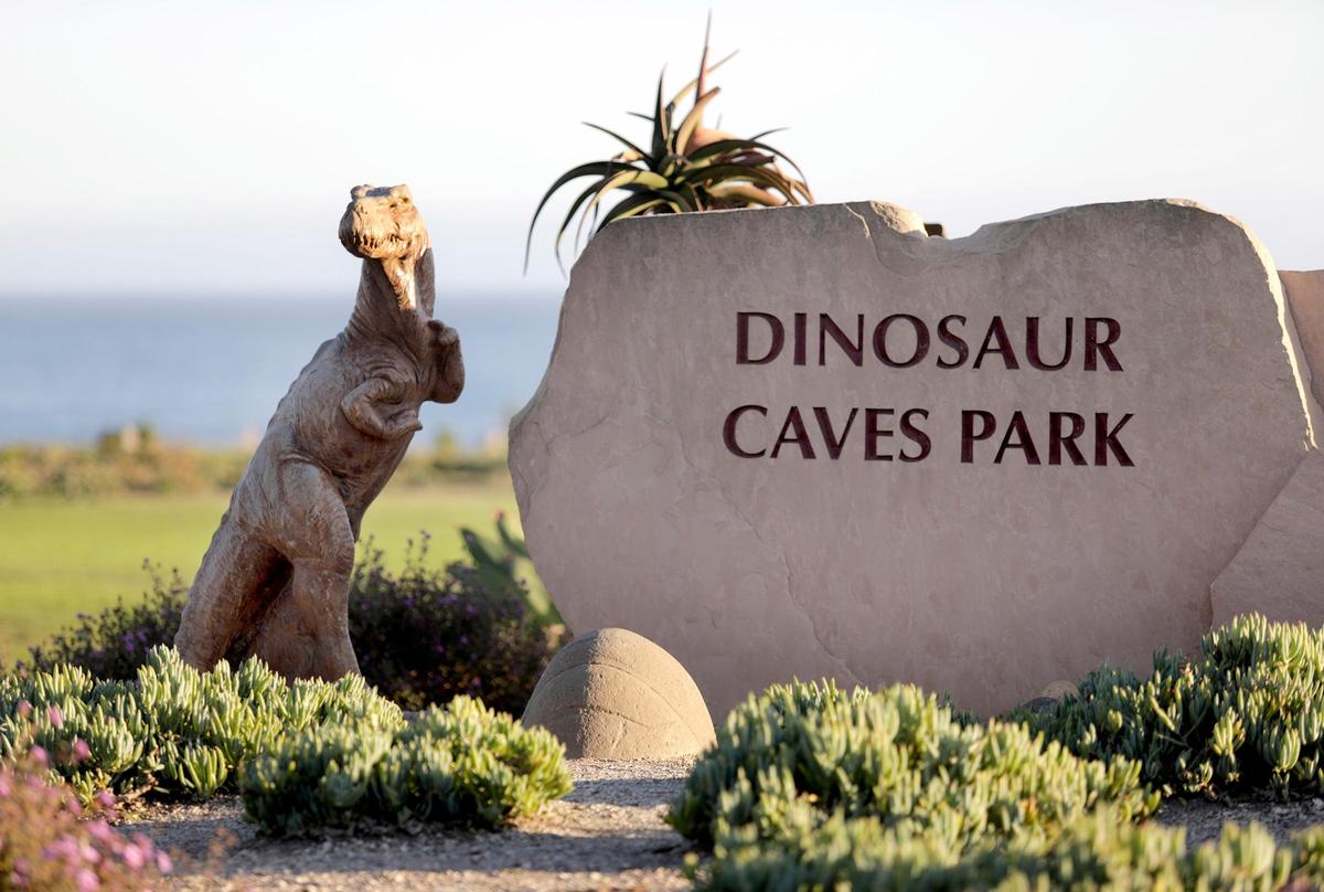 Dinosaur Caves Park in Shell Beach gets its name from a mid-century tourist attraction.