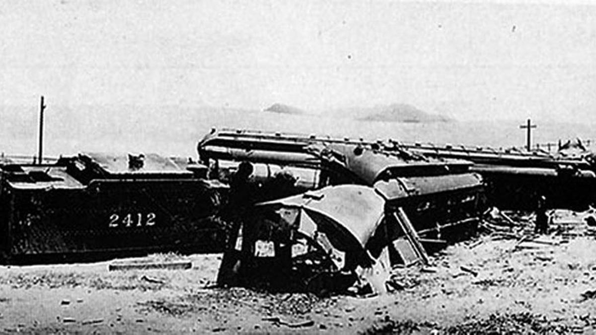 A train derailment southwest of Lompoc in 1907 killed 37 people.