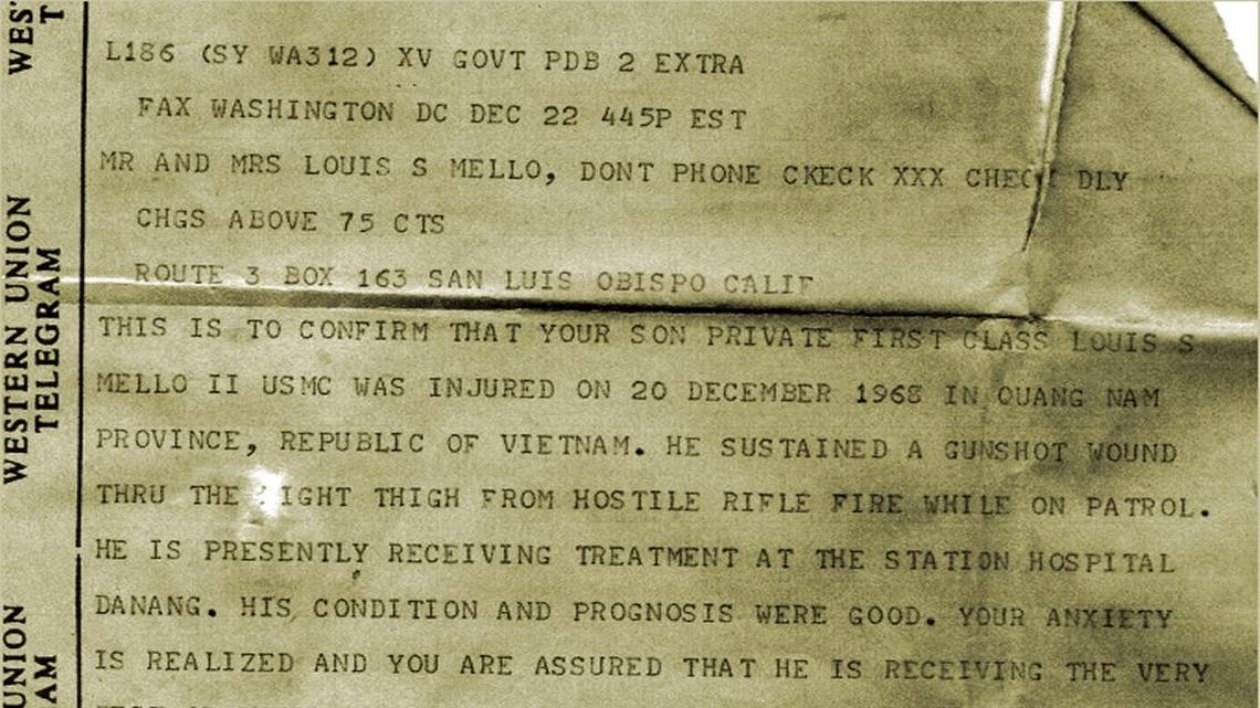 Born and raised in SLO, Louis Mello Jr. carries lasting memories of Vietnam