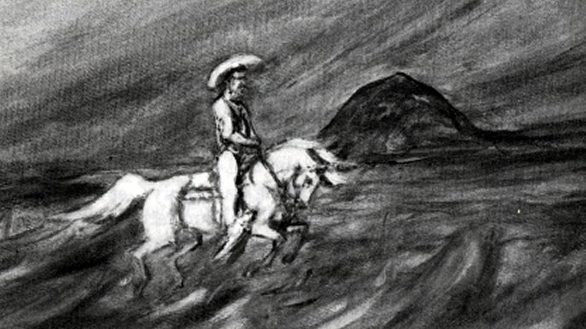 The “Ghost of Vincente Canet” by Ione MacLean Bowman from “Ghost of Frank and Jesse James” by Angus MacLean (1987).