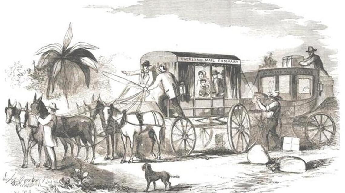 Stagecoaches offered a fast but painful ride in the 1850s | San Luis ...
