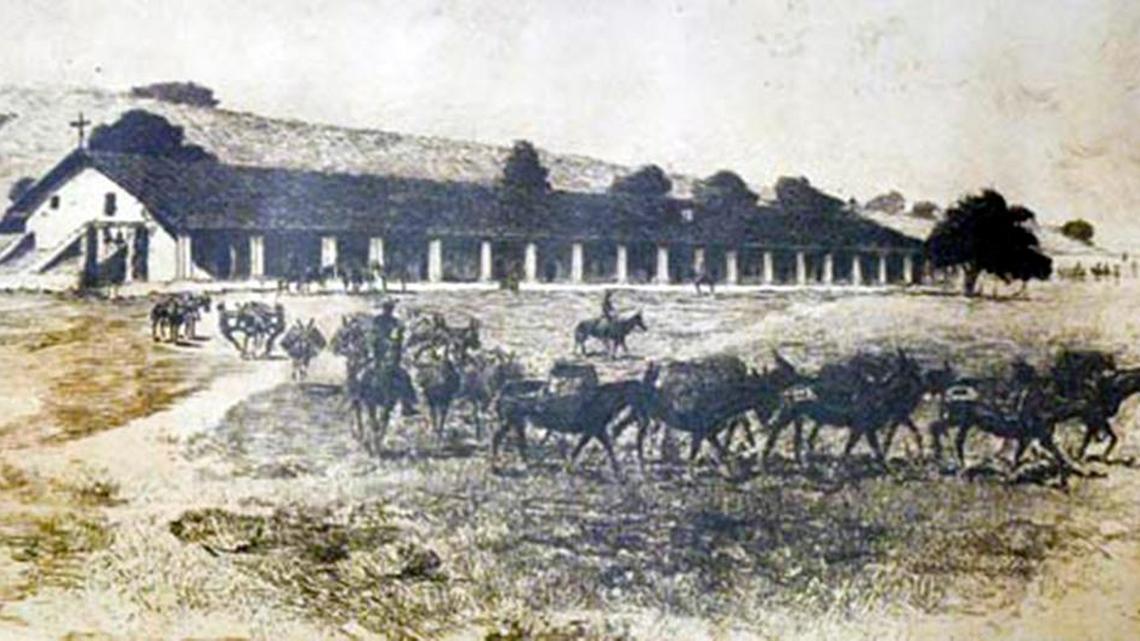 SLO Mission fed and sheltered refugees in 1824 much as it helps the homeless today