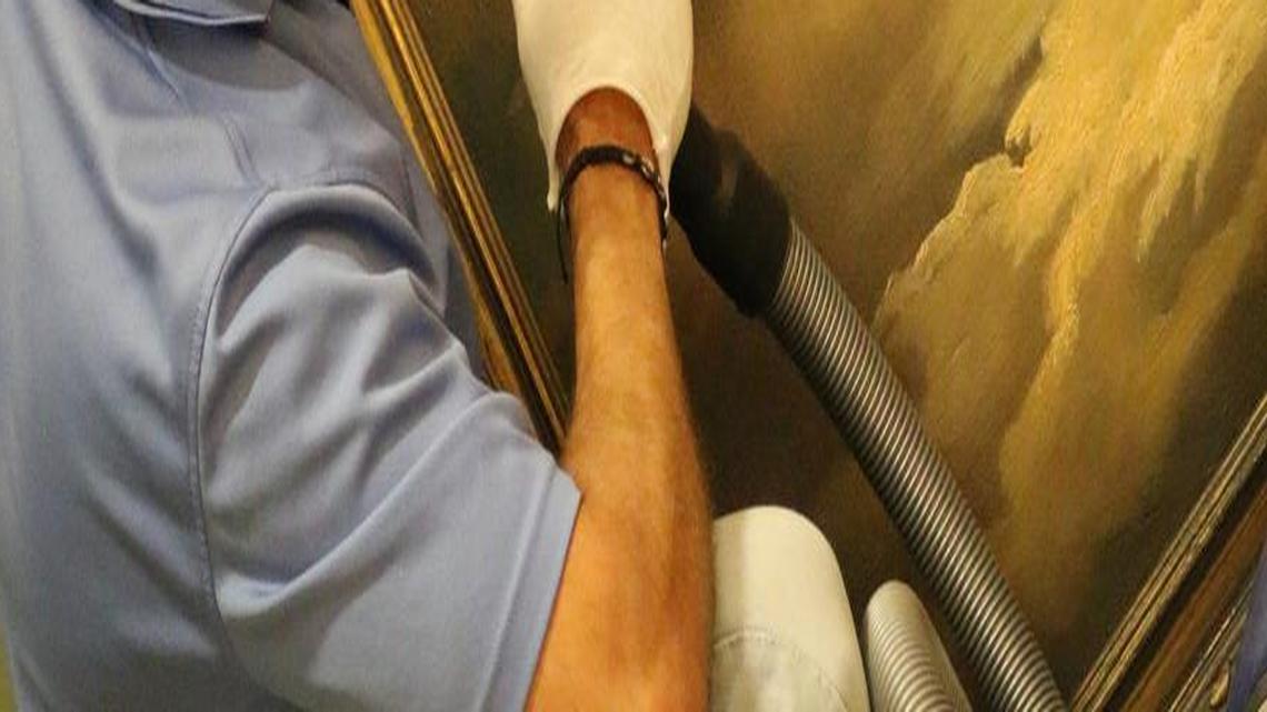 Mission San Luis Obispo restores St. Vibiana portrait