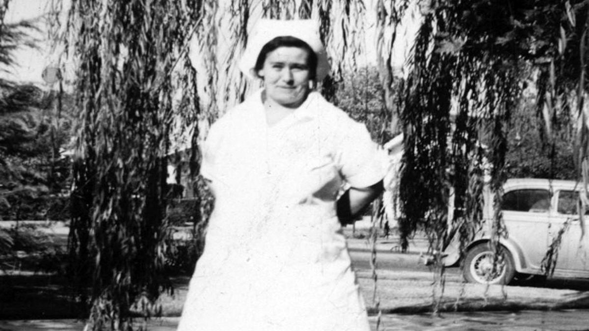 Isabelle “Granny” Orr in her nursing uniform in 1950.