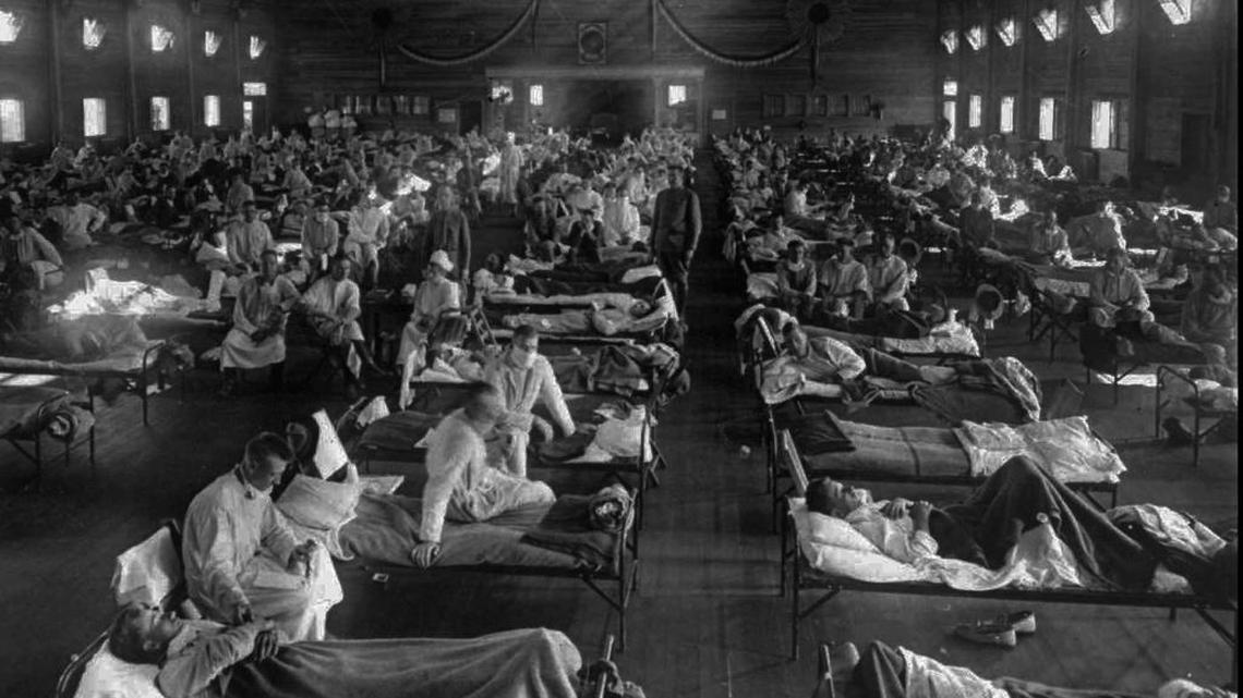When the Spanish flu outbreak started in Kansas, it didn’t take long to hit California