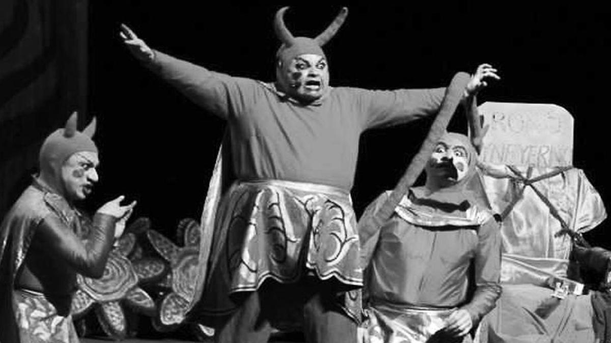 A scene from a traditional Pastorelas.