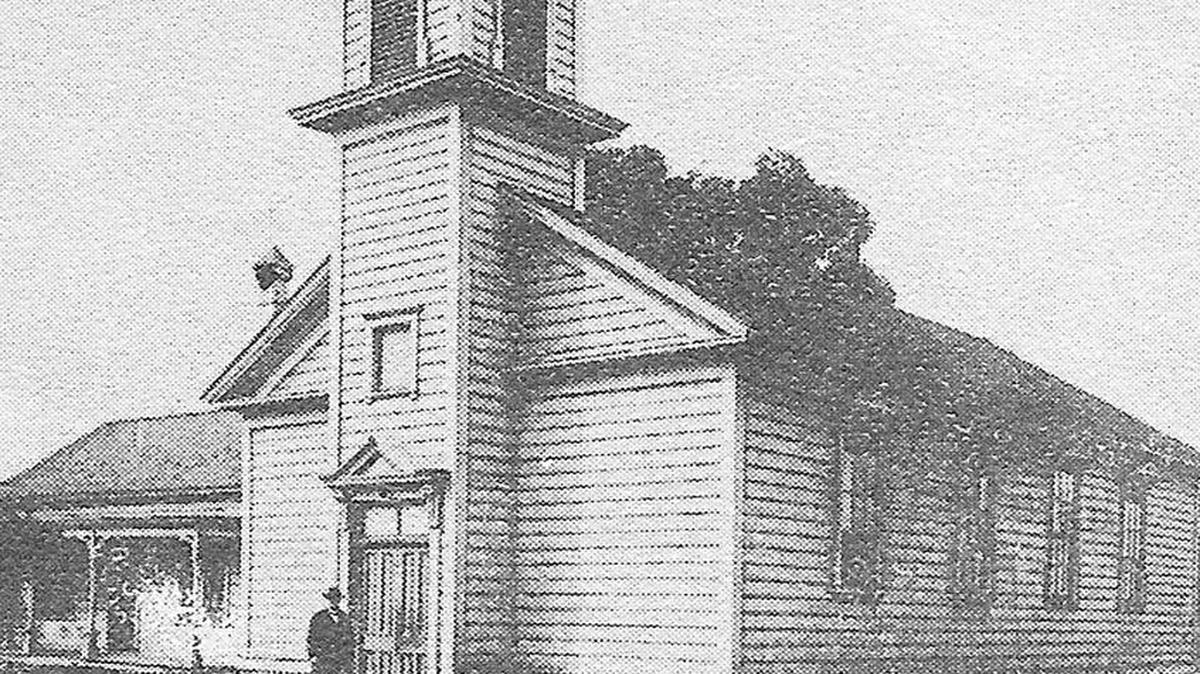 The 1874 Methodist Church on Garden Street between Higuera and Marsh in San Luis Obispo featured a 70-foot tower, making it the tallest structure in town.