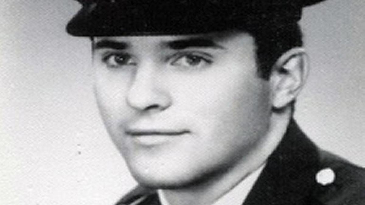 Eddy Schultz in military dress in 1968.