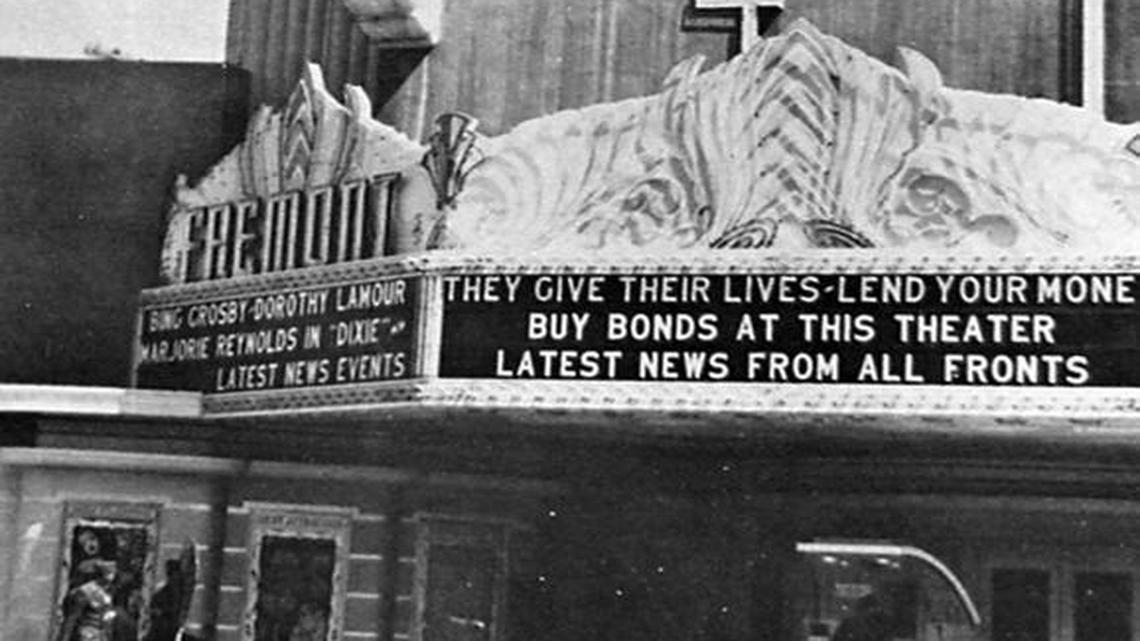 When Fremont Theatre’s grand opening became a WWII bond drive — and a red-carpet event