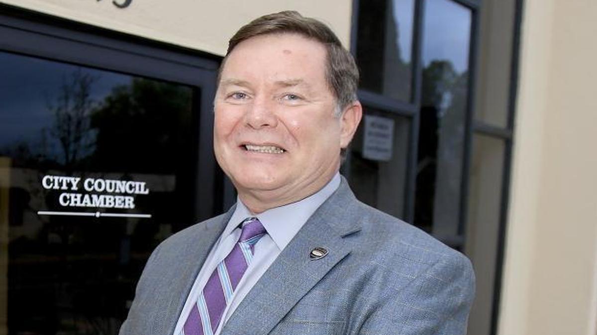 Arroyo Grande Mayor Jim Hill at City Council chambers in Arroyo Grande.