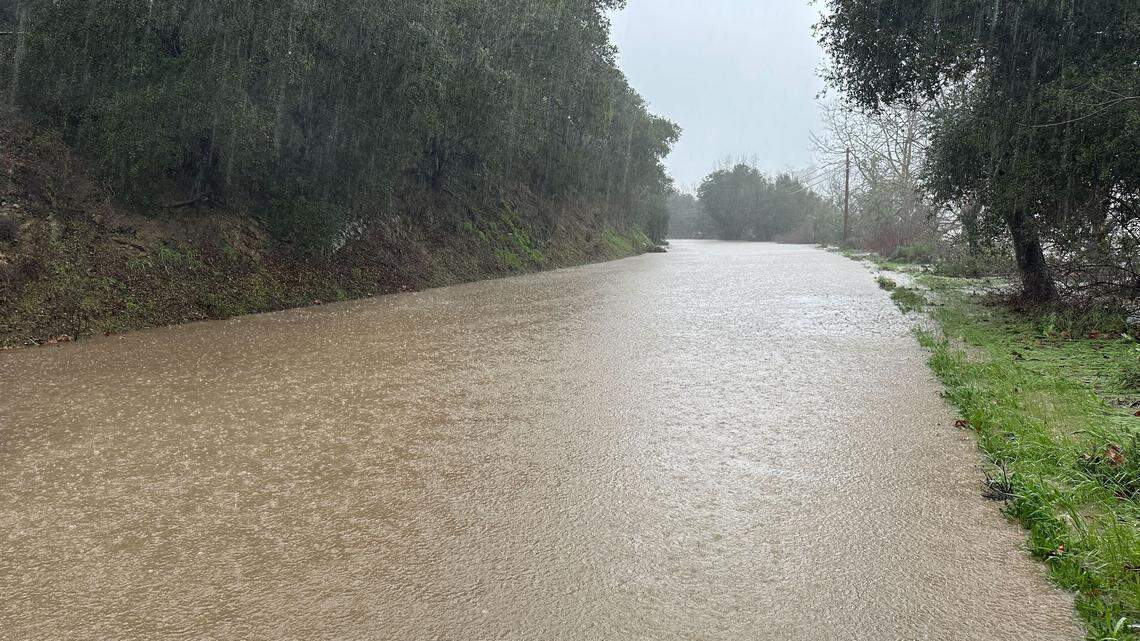 SLO County driver dies after getting caught in floodwaters on closed road, CHP says
