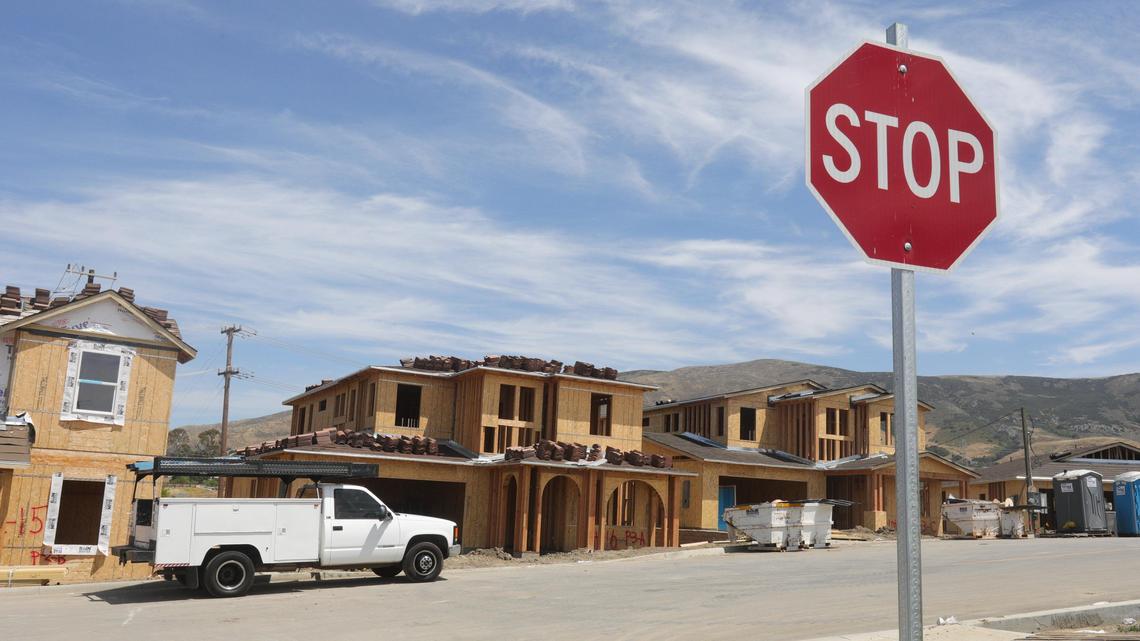 The Righetti development is well underway off of Tank Farm Road.