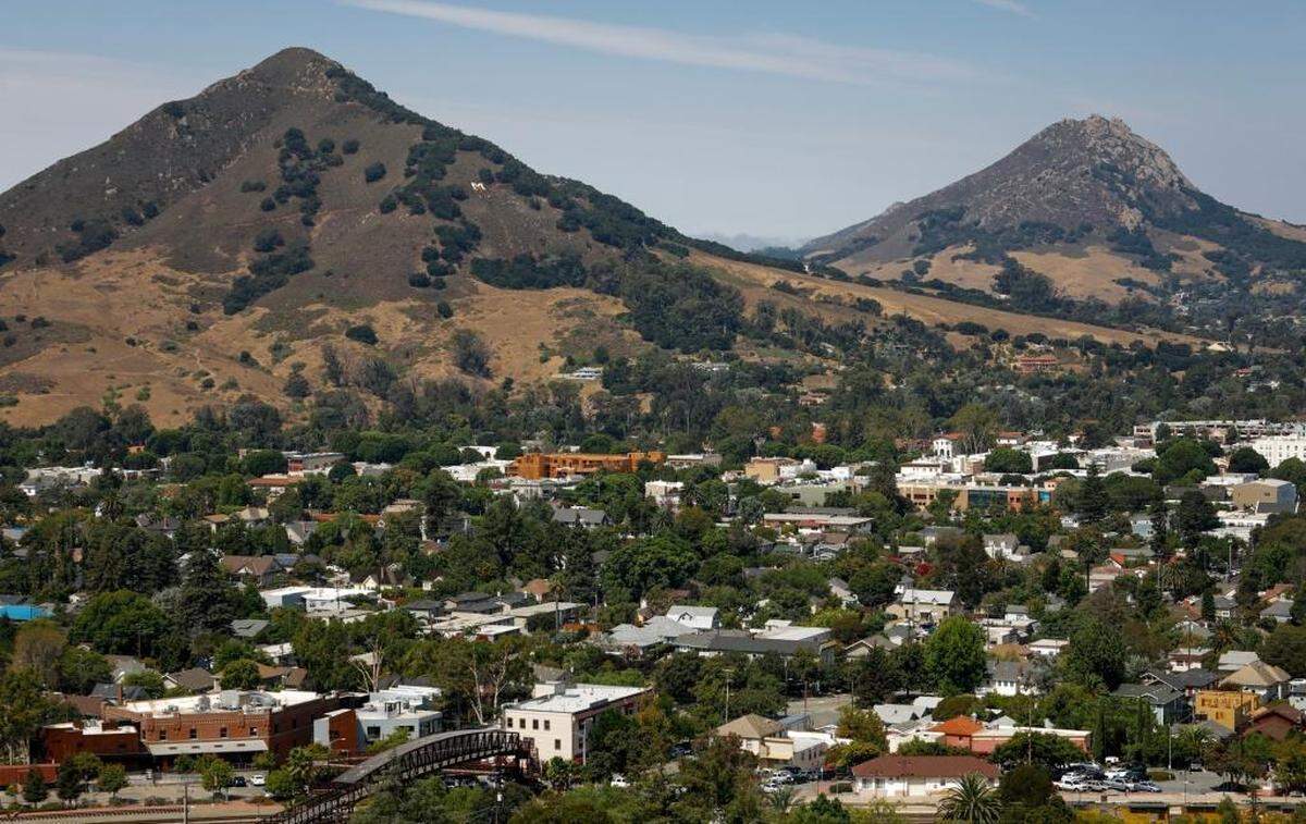 View of San Luis Obispo from Terrace Hill.