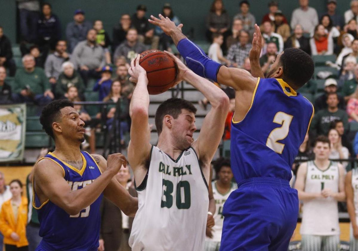 Cal Poly hosted UCSB in the men's basketball conference opener.