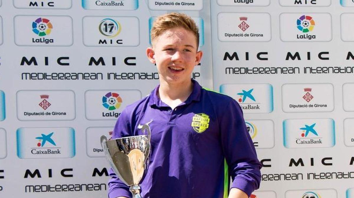 Arroyo Grande High School student Corey Lundeen recently played in an international youth soccer tournament in La Costa Brava, Spain. His team won the B-Cup.