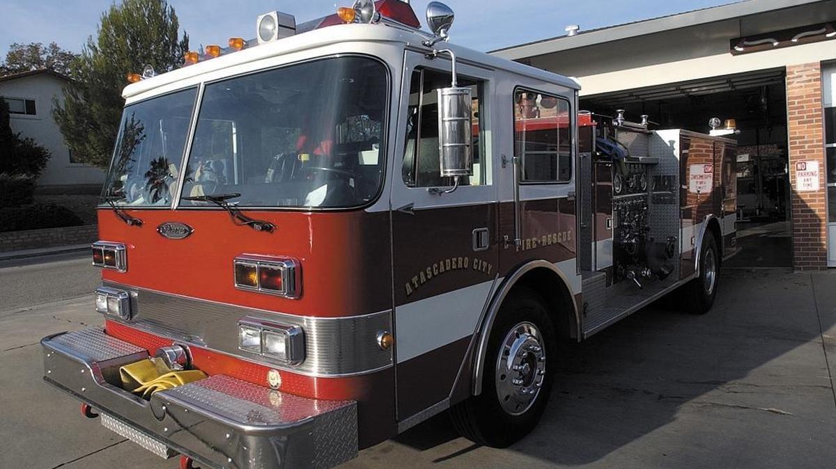 Atascadero firefighters responded to a fire at a vacant residence on Wednesday, Dec. 20, 2017.