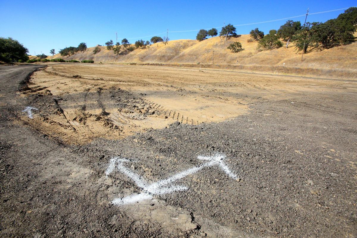 Paso Robles crews have graded and mowed the Borkey Flats site north of the 24th Street bridge next to the Salinas River in preparation to create a temporary homeless camp.
